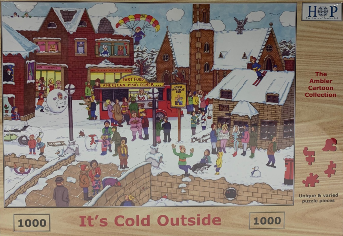 The House of Puzzles It's Cold Outside 1000 piece jigsaw
