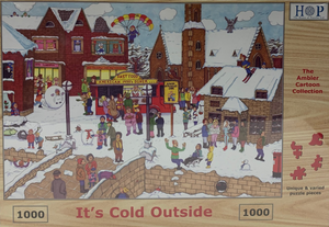 The House of Puzzles It's Cold Outside 1000 piece jigsaw