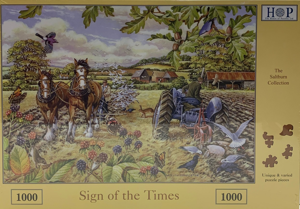 The House of Puzzles Sign of the Times 1000 piece jigsaw