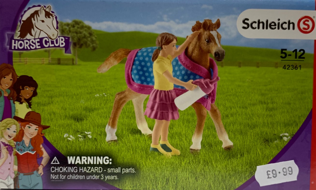 42361 FOAL WITH BLANKET SCHLEICH