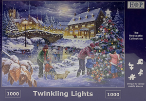 The House of Puzzles Twinkling Lights 1000 piece jigsaw