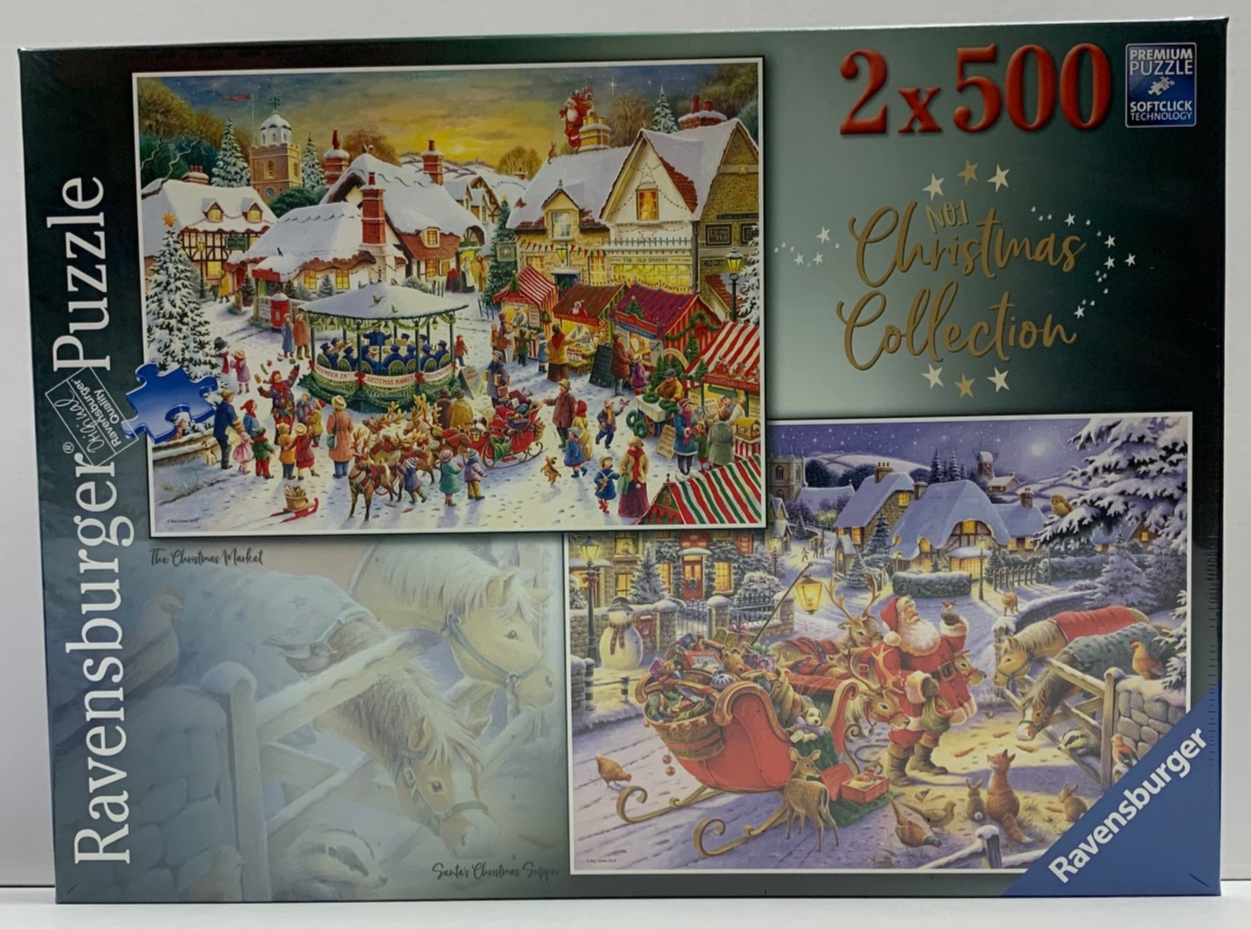 Ravensburger 2 x 500 Christmas Collection