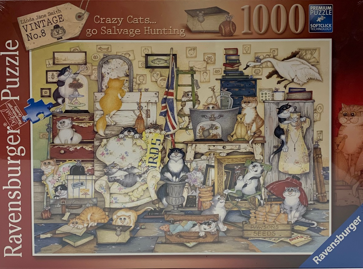 Ravensburger Crazy Cats... go Salvage Hunting 1000