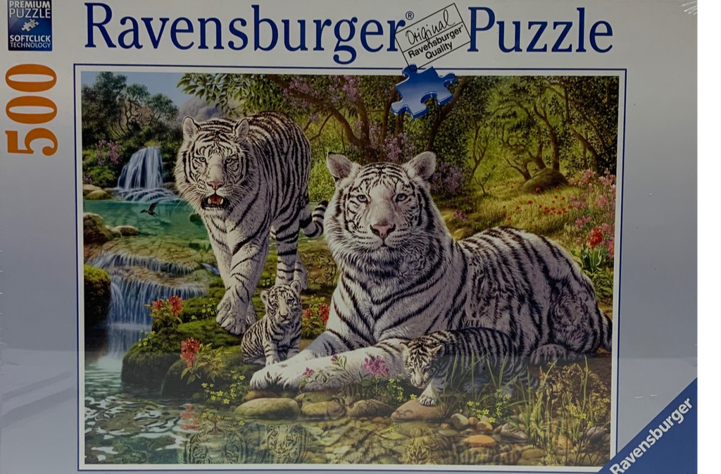 Ravensburger 500 White Tiger Family