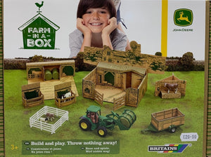 43257 BRITAINS JOHN DEERE FARM IN A BOX