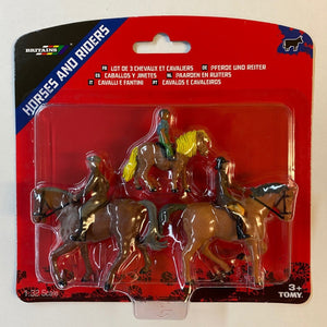 40956A1 BRITAINS HORSES AND RIDERS 3 PACK