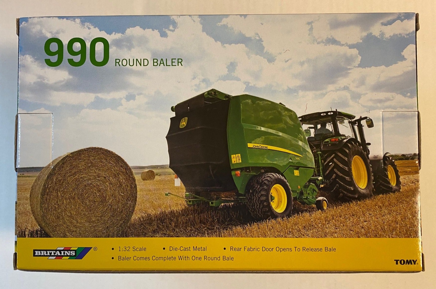 42784 BRITAINS JOHN DEERE ROUND BALER 990