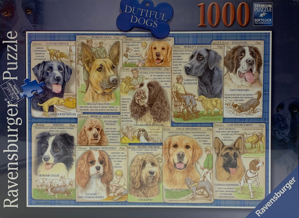 Ravensburger Dutiful Dogs 1000