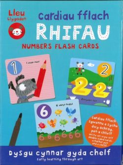 Lleu Llygoden: Cardiau Fflach Rhifau/Numbers Flash Cards
