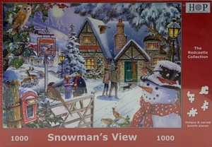 The House of Puzzles Snowman's View
