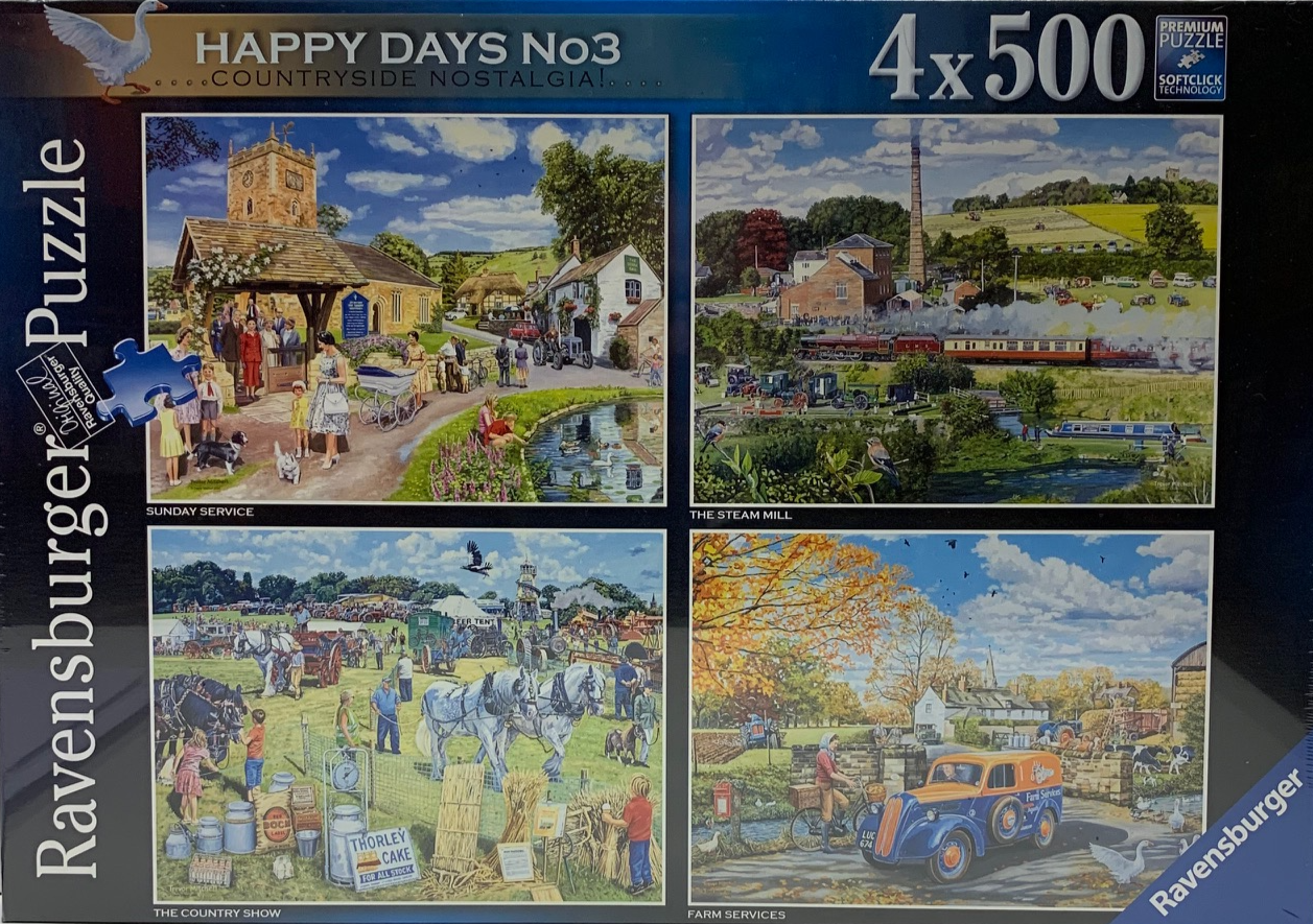 Ravensburger 4 x 500 Happy Days No.3